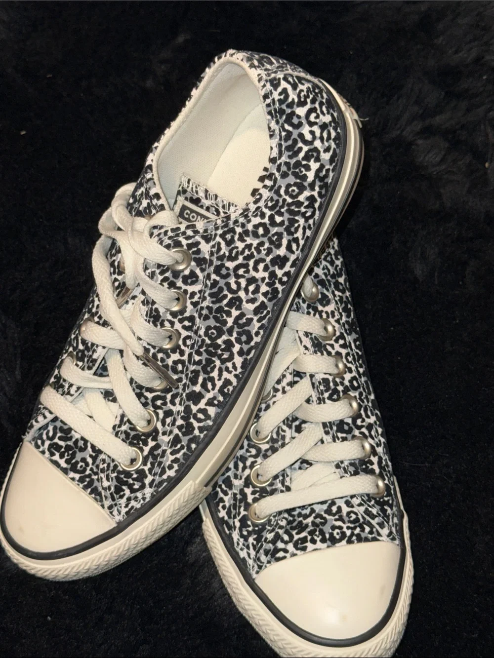 Converse Chuck Taylor All Star Low Top Leopard Sneakers Size W 7.5 / M 5.5 - Picture 13 of 14